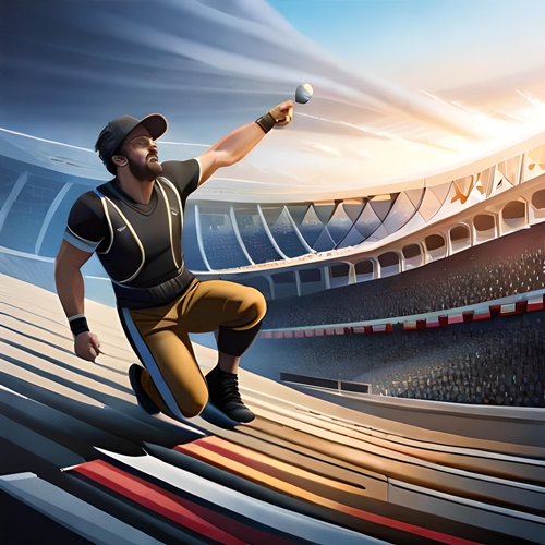 Um exemplo de jogo de esportes virtual